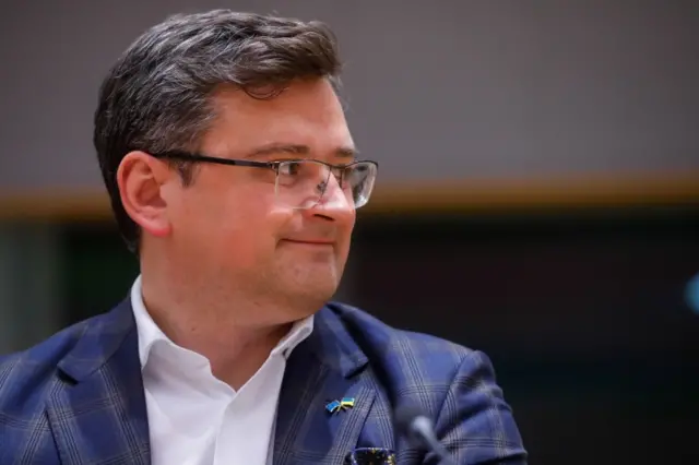 Ukraine's Foreign Minister Dmytro Kuleba