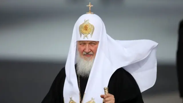Patriarch Kirill, the head of the Russian Orthodox Church