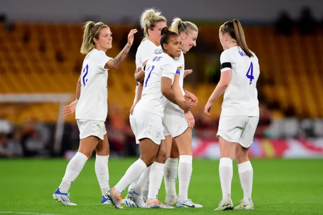 England celebrate