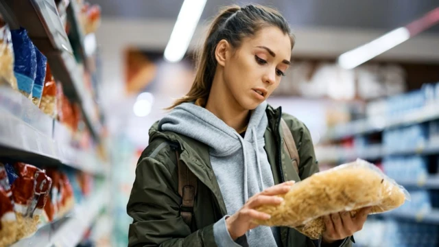 woman buying bread