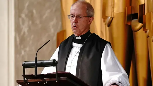 The Archbishop of Canterbury Justin Welby