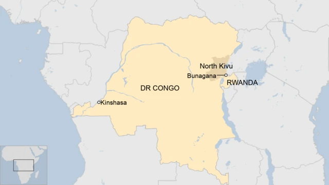 Map of DR Congo