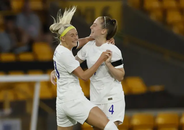 England celebrate