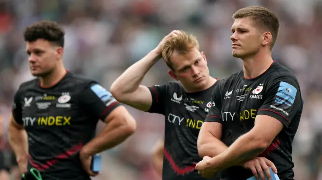 Saracens dejected