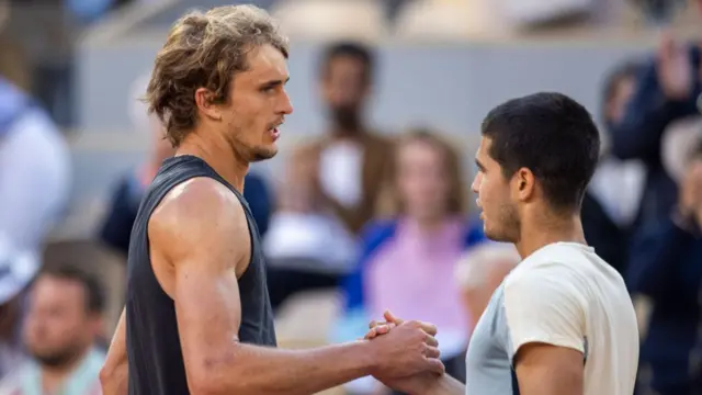 Zverev and Alcaraz