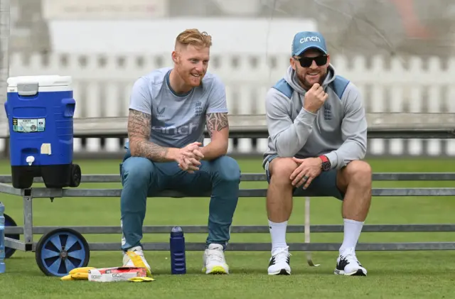 Ben Stokes and Brendon McCullum