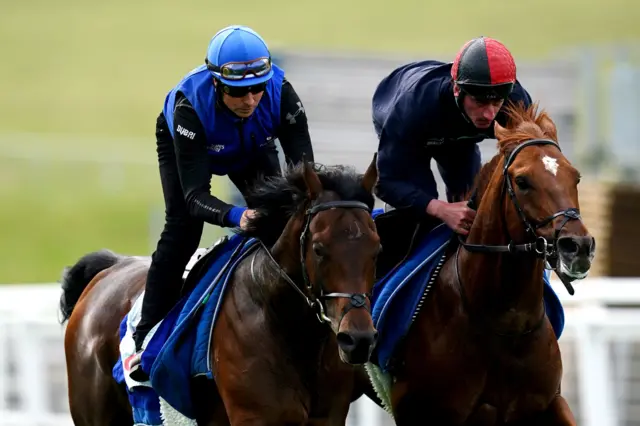 Preparations for the Epsom Derby