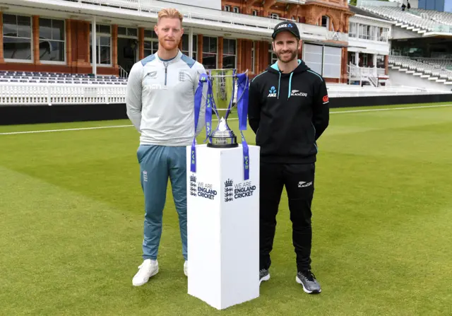 Ben Stokes and Kane Williamson