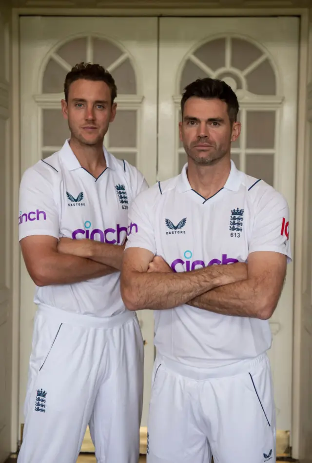 Stuart Broad and James Anderson