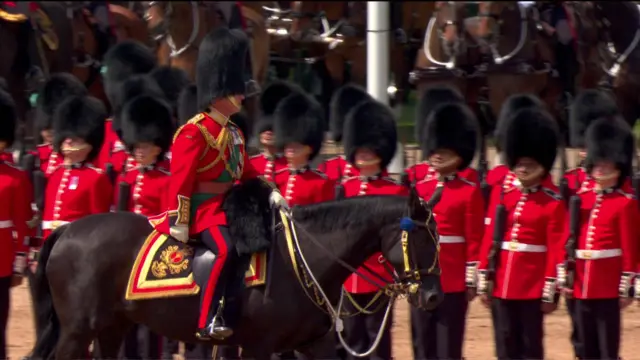 Prince Charles inspects troops