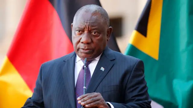 South African President Cyril Ramaphosa