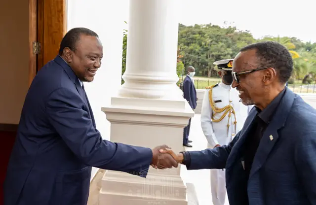 Uhuru Kenyatta and Paul Kagame