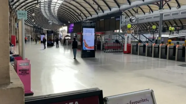 Newcastle's Central station