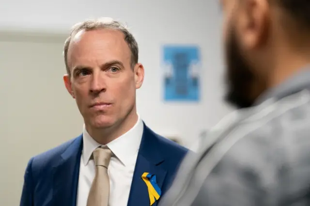 File photo (March 2022) of Deputy Prime Minister and Justice Secretary Dominic Raab