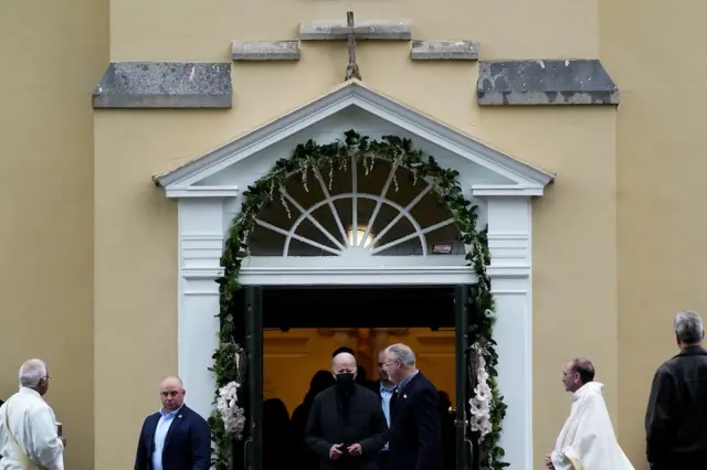 Biden attends church in Wilmington, Delaware