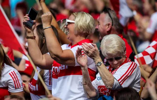 It was joyous from start to finish for Derry fans