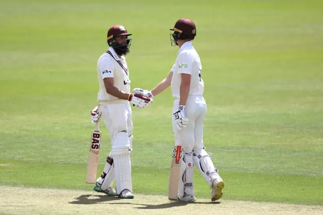 Hashim Amla and Ben Geddes.