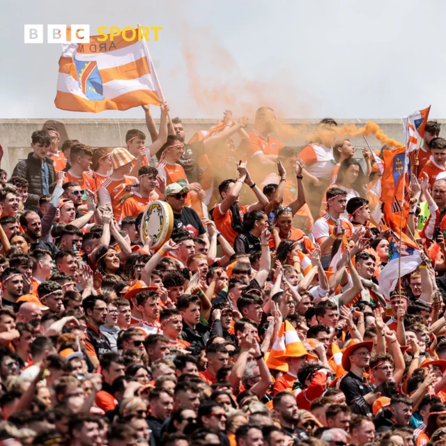 Armagh fans in the stands