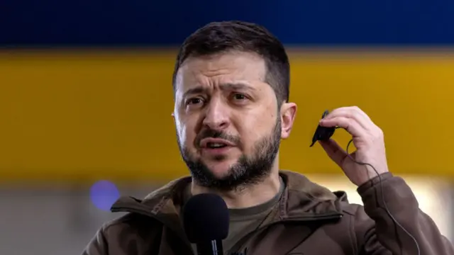 Ukrainian President Volodymyr Zelensky