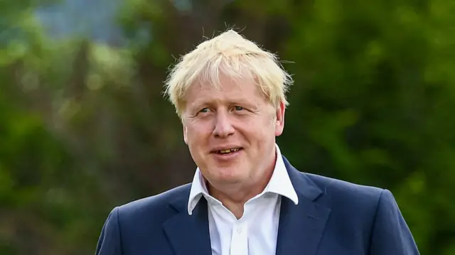 Boris Johnson at the G7 summit