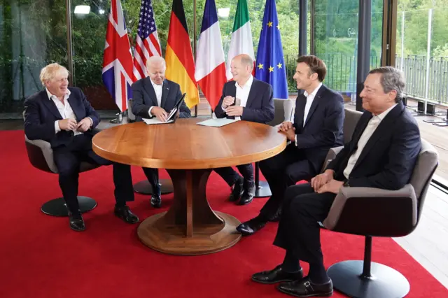 G7 leaders in Germany