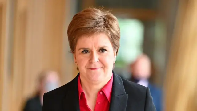 Scotland's First Minister Nicola Sturgeon will address MSPs at Holyrood