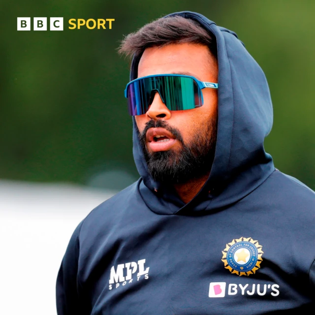 India captain Hardik Pandya warms up for the second T20