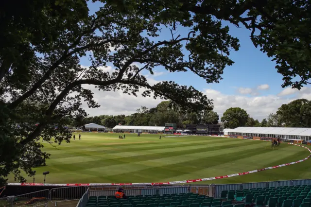 The Village ground is in fine fettle for today's second T20