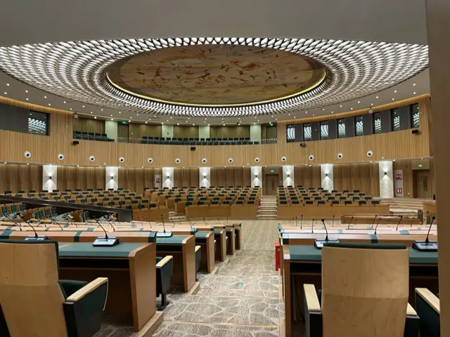 Inside the National Assembly