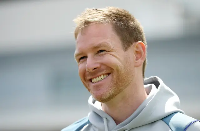 Eoin Morgan after announcing his retirement from international cricket