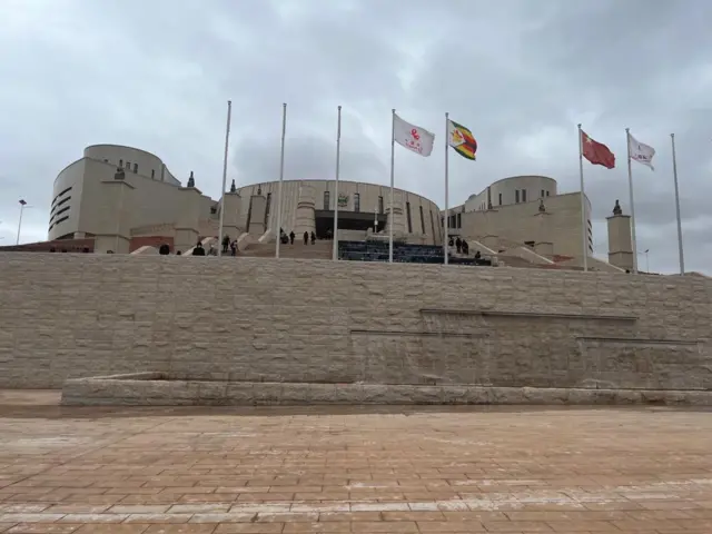 Exterior of new parliament building