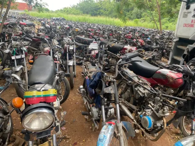 Motorbike taxis