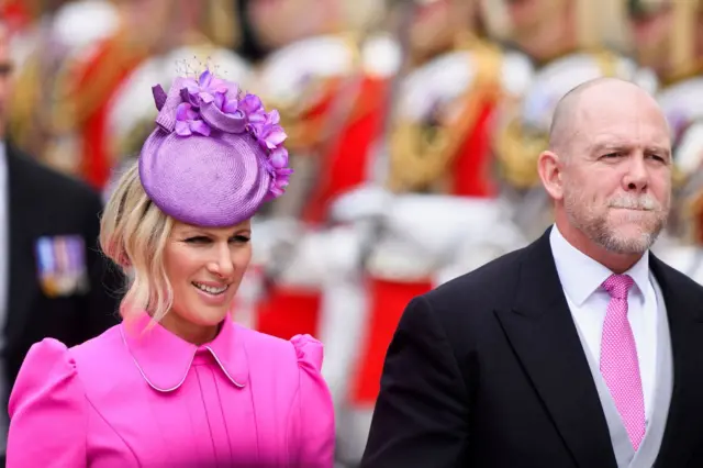 Zara Tindall and her husband Mike Tindall