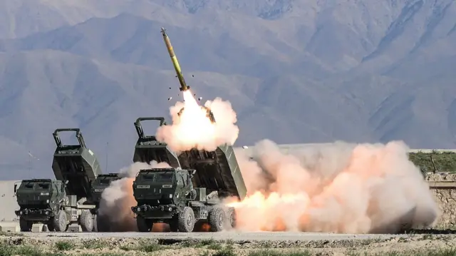 US High Mobility Artillery Rocket System