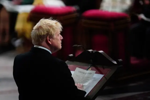 Boris Johnson at St Paul's Cathedral