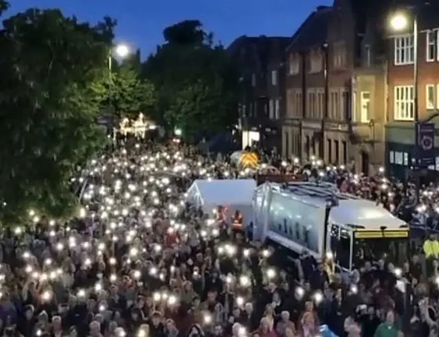 St Albans Museums beacon lighting