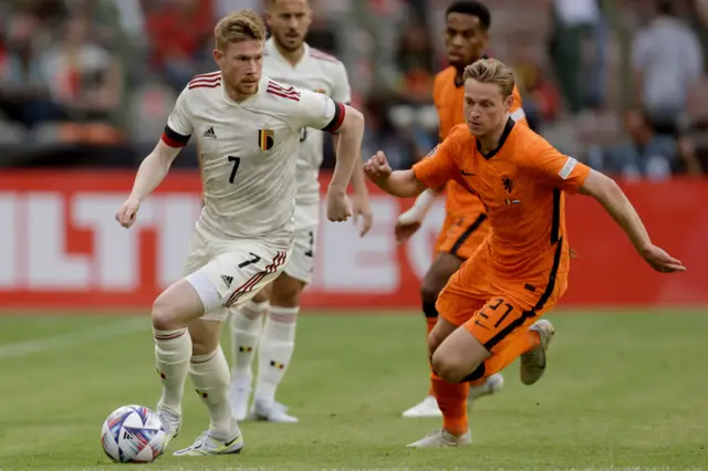 Kevin de Bruyne and Frenkie de Jong