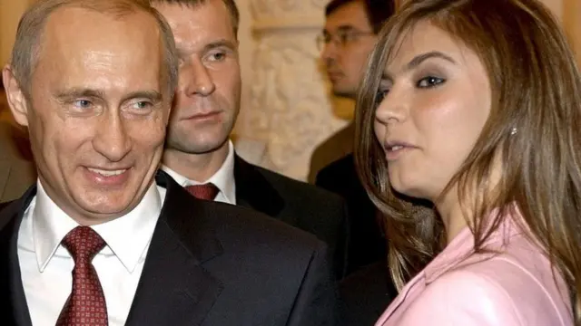 Putin and Alina Kabaeva pictured in 2004