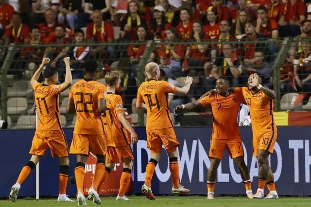 Netherlands celebrate