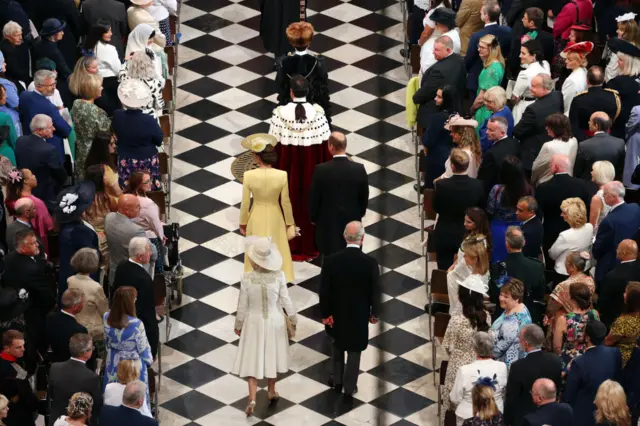 The procession at St Paul's Cathedral