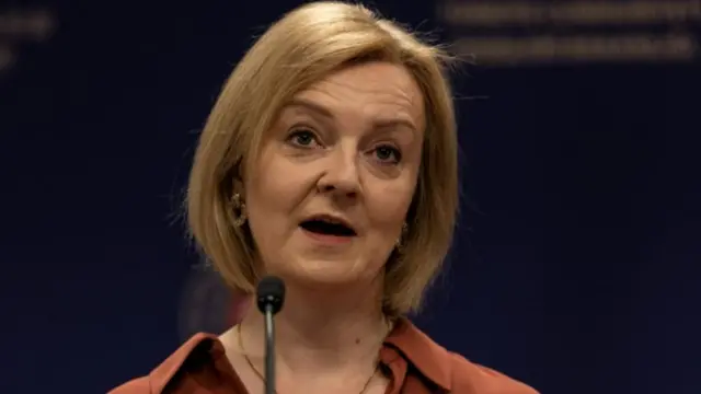 British Foreign Secretary Liz Truss