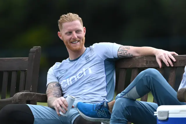 Ben Stokes in England training ahead of rescheduled fifth Test against India at Edgbaston