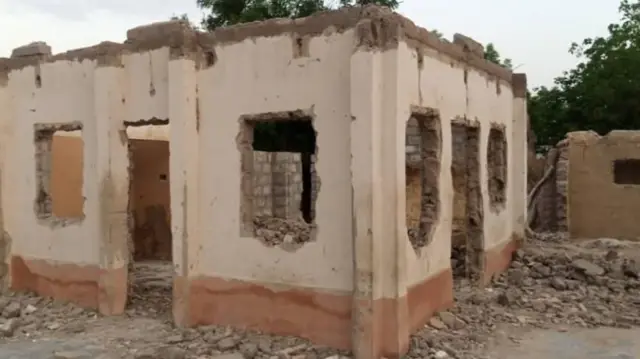 One of the demolished mosques in Jigawa state