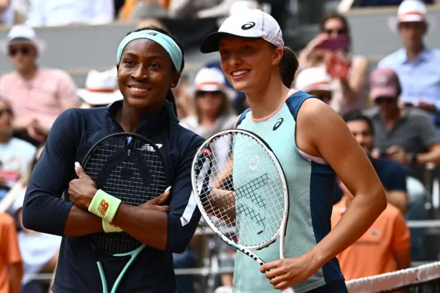 Iga Swiatek Coco Gauff