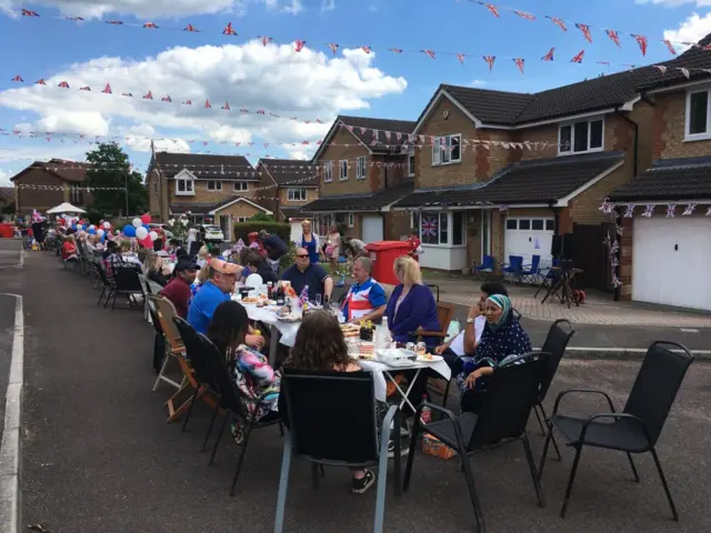 Street party in Bradley Stoke