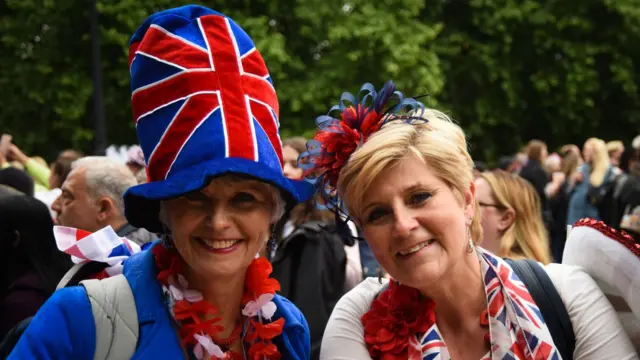 Louise (right) with Sue Clarke, 66, from Stoke Poges, Bucks