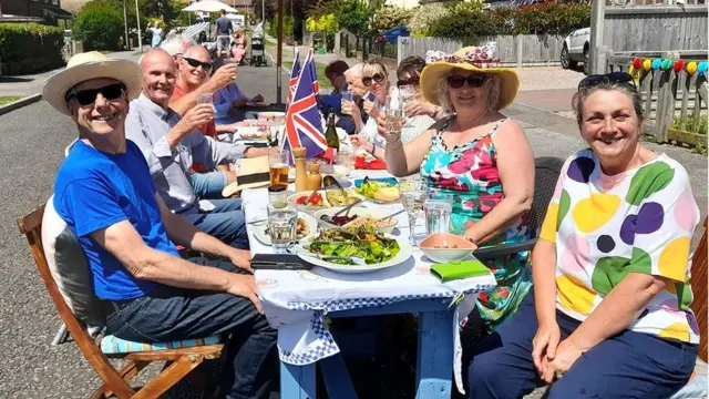 Street party in Herne Bay, Kent