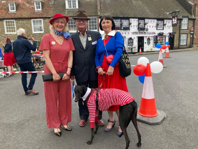 Marketa, Dean ,Wendy and Cooper the dog