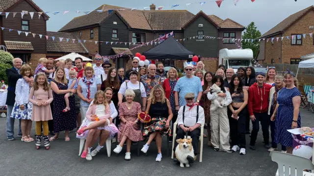 Street party in Eastbourne