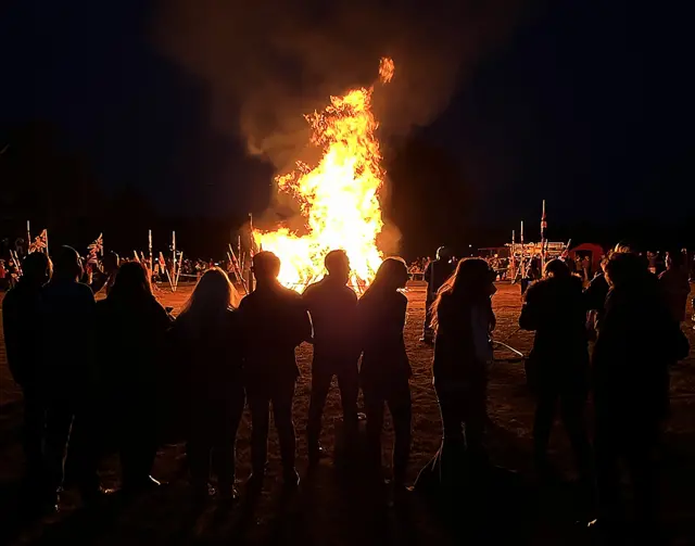 Jubilee beacon at Sandringham House, Norfolk